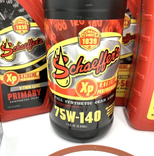 77 Cycles Schaeffer’s 3 Hole Oil Change Kit Harley-Davidson 99-16 BT ST/Dyna
