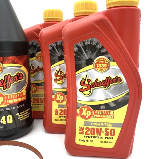 77 Cycles Schaeffer’s 3 Hole Oil Change Kit Harley-Davidson 99-16 BT ST/Dyna