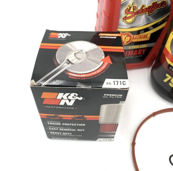 Schaeffer’s 3 Hole Full Service Oil Change Kit Harley-Davidson 99-16 BT Soft Tail/Dyna - Image 7