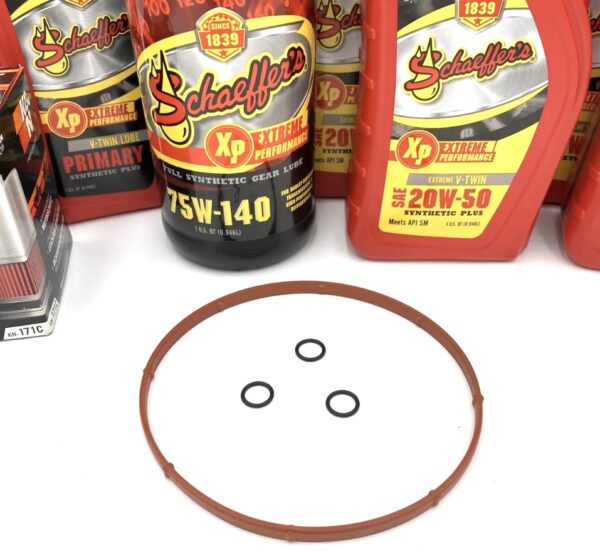 77 Cycles Schaeffer’s 3 Hole Oil Change Kit Harley-Davidson BT Touring