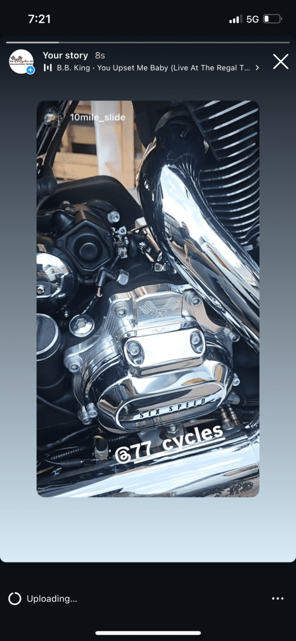77 Cycles Complete M8 Transmission Cassette With Back Cut Gears - Image 7